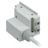 SMC solenoid valve 4 & 5 Port SS5Y5-12, 5000 Series Manifold, Lead Wire (IP67)